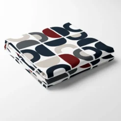 Arvidssons textil Bordsduk|Spiraldans mörkblå bordsduk