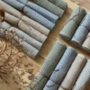 Bordslöpare|Sten recycle sand 15x140cm smal bordslöpare
