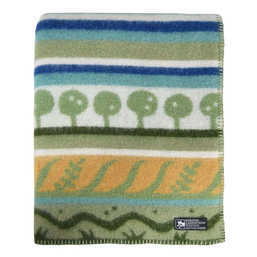 Kerstin Landström Design Ullfiltar|Österlen sommar ullfilt 130x180cm -