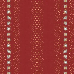 Arvidssons textil Arvidssons Textil|Jultyger|Stjärnglans bård vinröd
