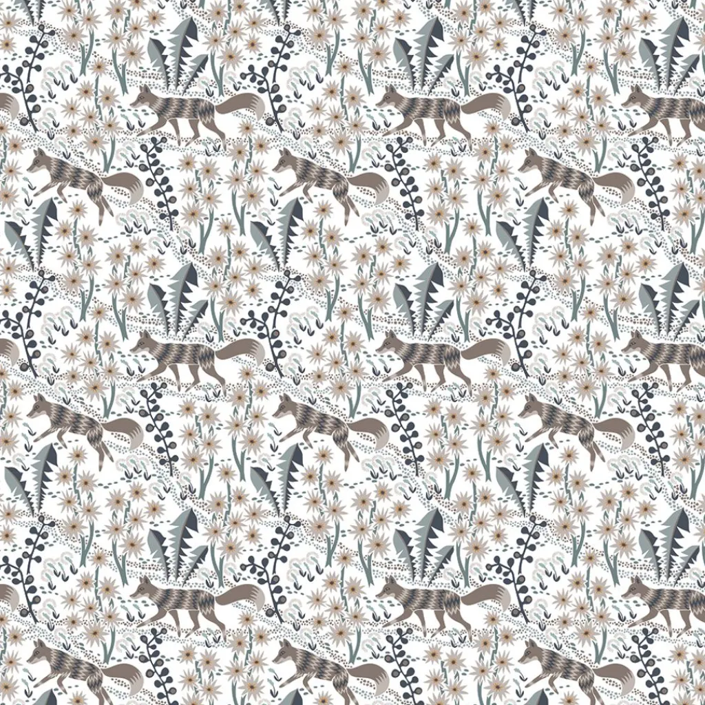 Arvidssons textil Gardintyger Mönstrade|Arvidssons Textil|Stjärnspeja offwhite-ljusbrun tyg