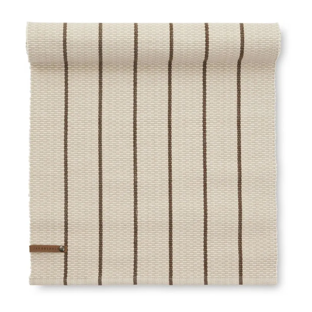 Jakobsdals Bordslöpare|Striava beige löpare 35x120 cm