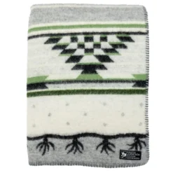 Kerstin Landström Design Ullfiltar|Sundborn grön ullfilt 130x180cm -