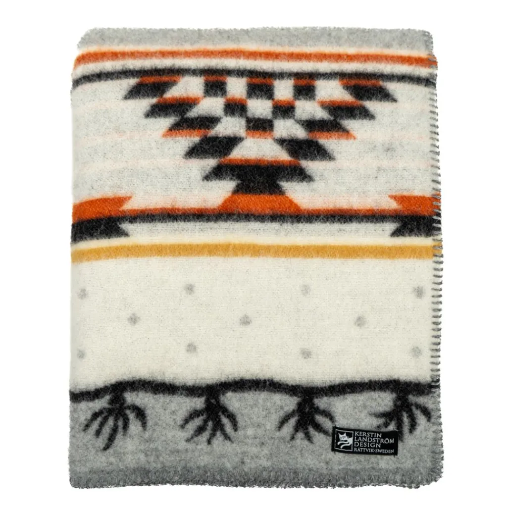 Kerstin Landström Design Ullfiltar|Sundborn rost ullfilt 130x180cm -