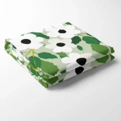 Arvidssons textil Bordsduk|Svartöga grön bordsduk