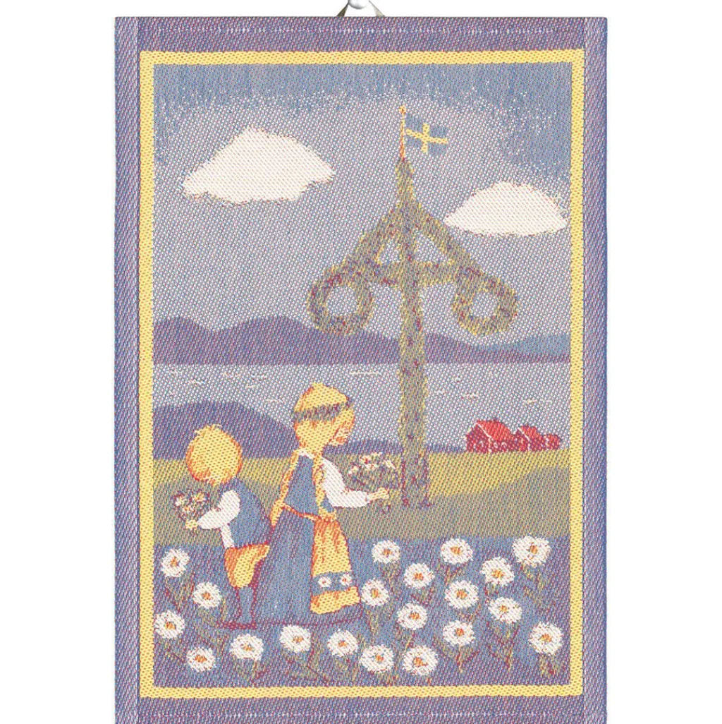Ekelund Kökshandduk|Svensk sommar kökshandduk 35X50 - s Linneväveri