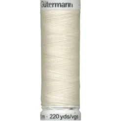 Gutermann Sytråd|Sytråd 200m Col.1 bruten vit