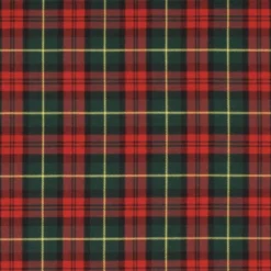 Rutor & Ränder|Tartan grön-röd skotskrutigt tyg