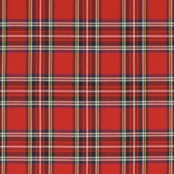 Rutor & Ränder|Tartan MINI röd skotskrutigt tyg