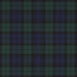 Rutor & Ränder|Tartan mörkblå skotskrutigt tyg