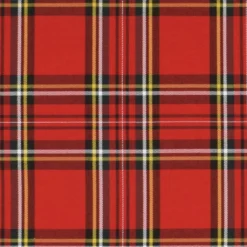 Rutor & Ränder|Tartan röd skotskrutigt tyg