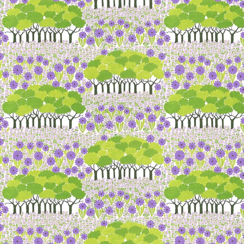 Arvidssons textil Textilvaxduk|Textilvaxduk Allé-lila