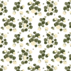 Arvidssons textil Textilvaxduk|Textilvaxduk Astrid gul pelargoner