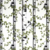 Arvidssons textil Textilvaxduk|Textilvaxduk Björkdungen vit