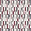 Arvidssons textil Textilvaxduk|Textilvaxduk Blader beige-vinröd