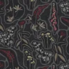 Arvidssons textil Textilvaxduk|Textilvaxduk Florens vinröd-svart