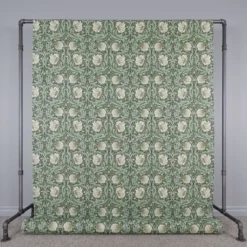 Textilvaxduk|Textilvaxduk Grace grön - Klassisk blommig Arts and Crafts design