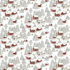 Arvidssons textil Arvidssons Textil|Jultyger|Timmerbyn vit