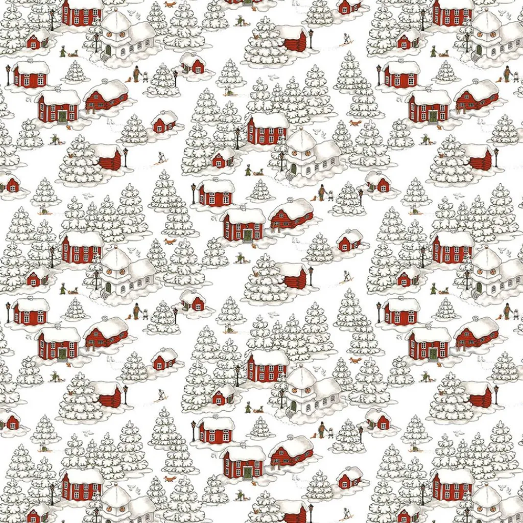 Arvidssons textil Arvidssons Textil|Jultyger|Timmerbyn vit