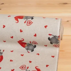 Gardintyger Mönstrade|Jultyger|Tomte love tyg