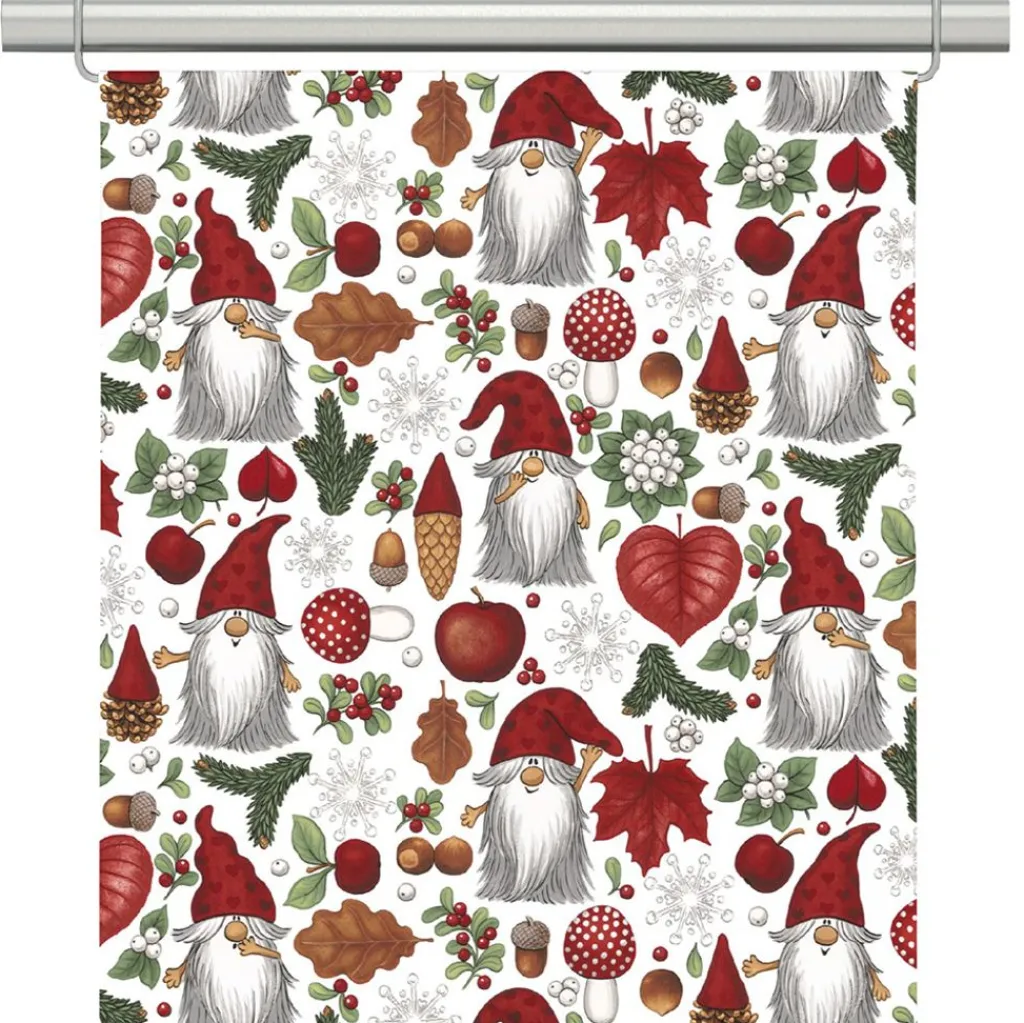 Arvidssons textil Julgardiner|Panelgardiner|Tomteskogen panelgardiner