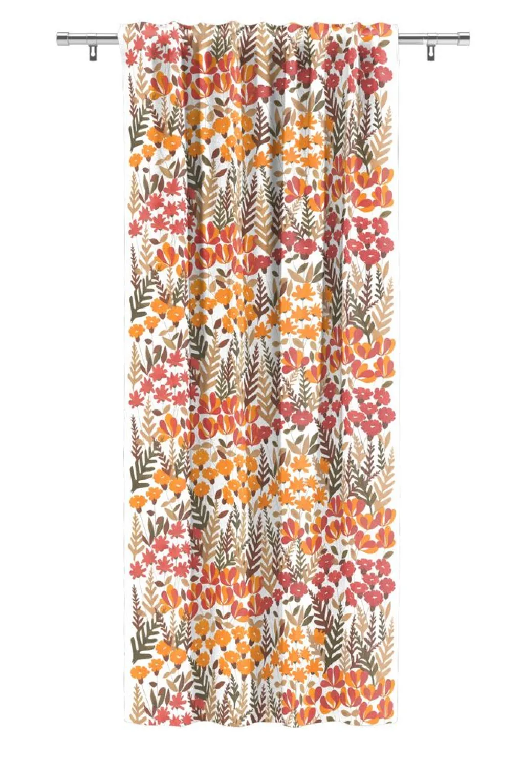 Arvidssons textil Gardiner Mönstrade|Täppan rost gardiner