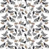 Arvidssons textil Gardintyger Mönstrade|Arvidssons Textil|Trast i hast svart tyg
