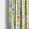 Arvidssons textil Gardintyger Mönstrade|Arvidssons Textil|Trädgård multi halvlinne tyg – Lekfull design med trädgårdsmotiv