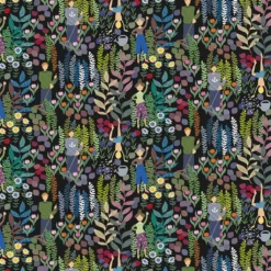 Arvidssons textil Gardintyger Mönstrade|Arvidssons Textil|Trädgård svart tyg