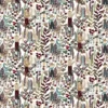Arvidssons textil Gardintyger Mönstrade|Arvidssons Textil|Trädgård vinröd/turkos tyg