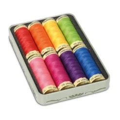 Gutermann Sytråd|Trådset nostalgibox färgglad