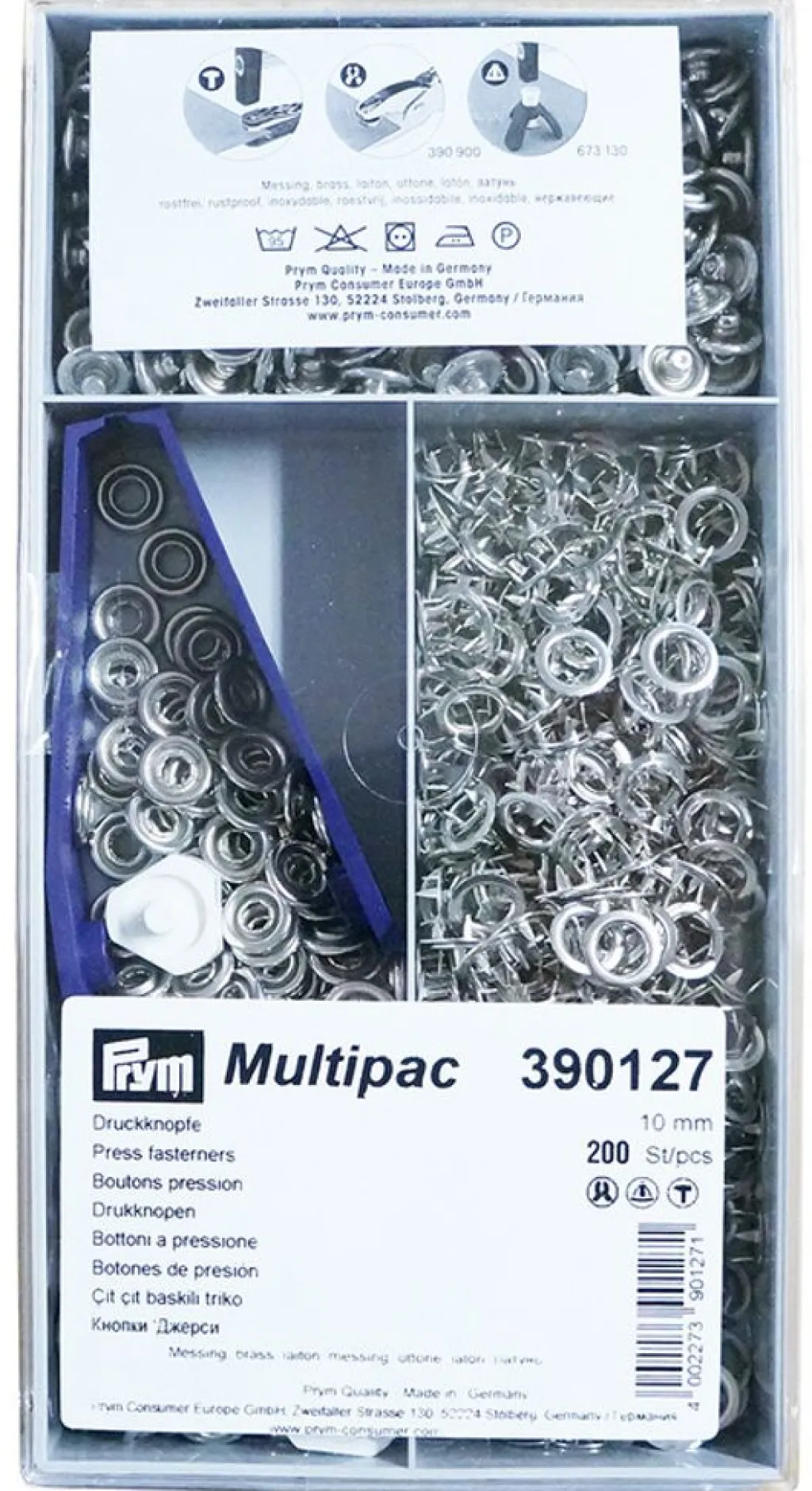 Prym Tryckknappar Och Tillbehör|Tryckknapp jersey Refill 200st