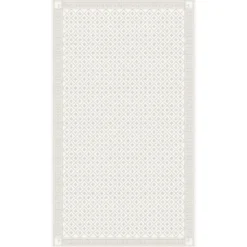 Ekelund Bordsduk|Åttebladsrose beige duk 150x260cm - s Linneväveri