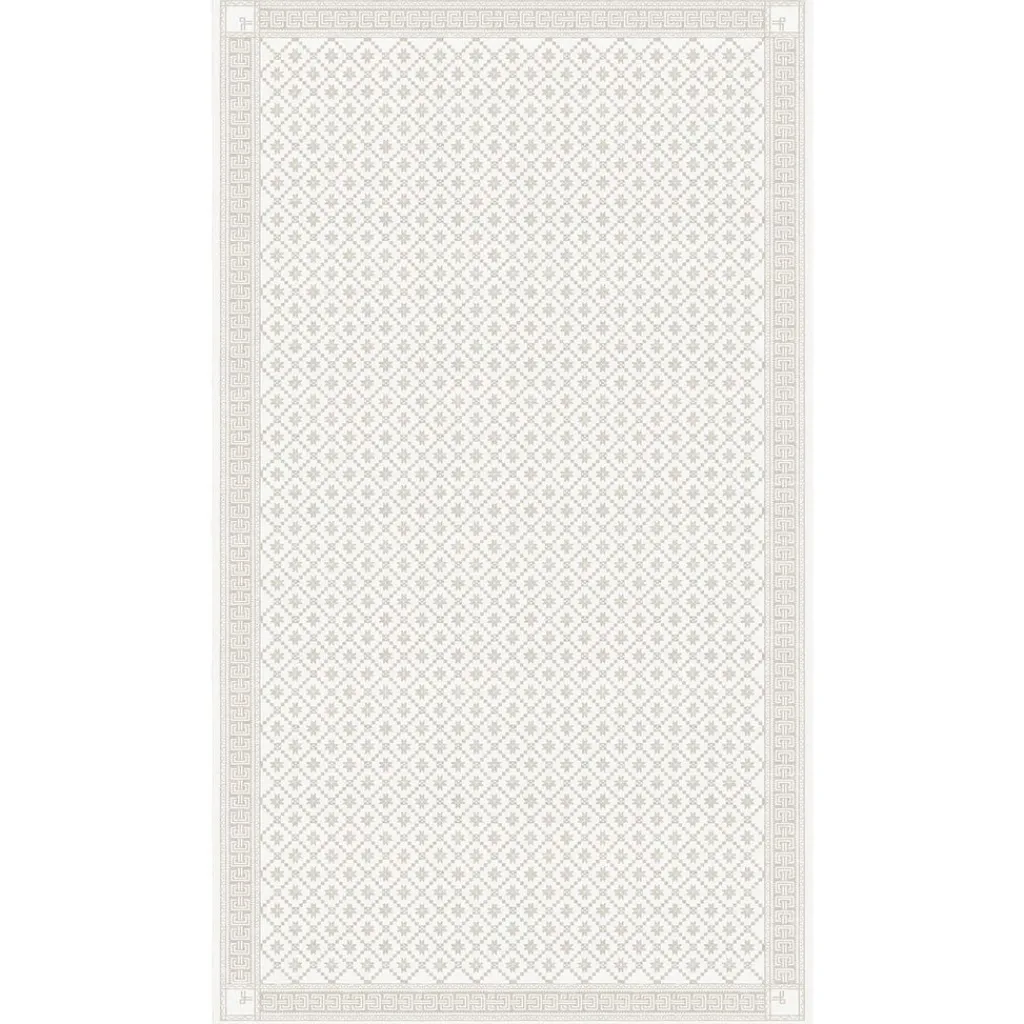 Ekelund Bordsduk|Åttebladsrose beige duk 150x260cm - s Linneväveri