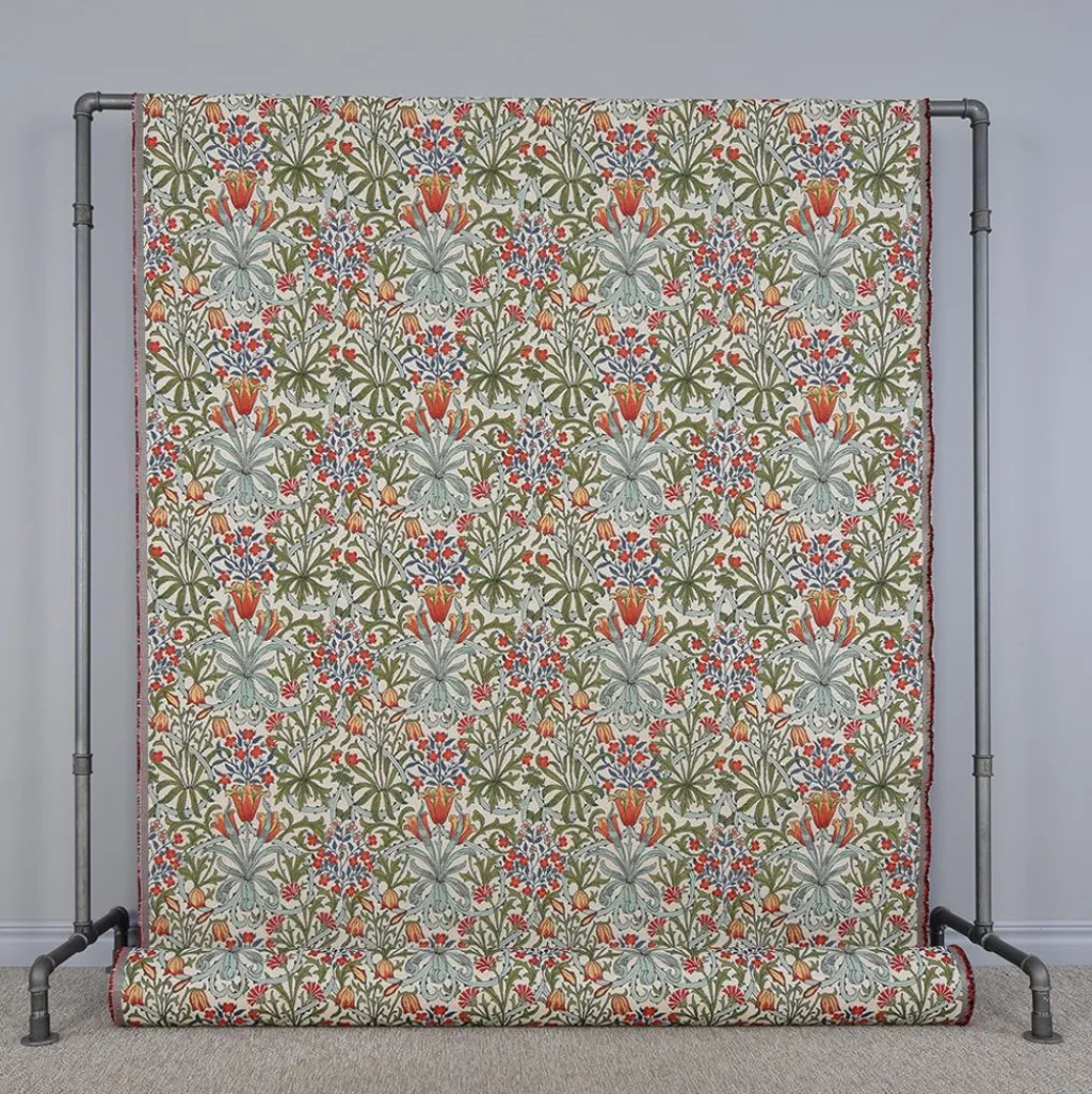 Blommiga Möbeltyger|Mönstrade Möbeltyger|Tulip art craft gobeläng