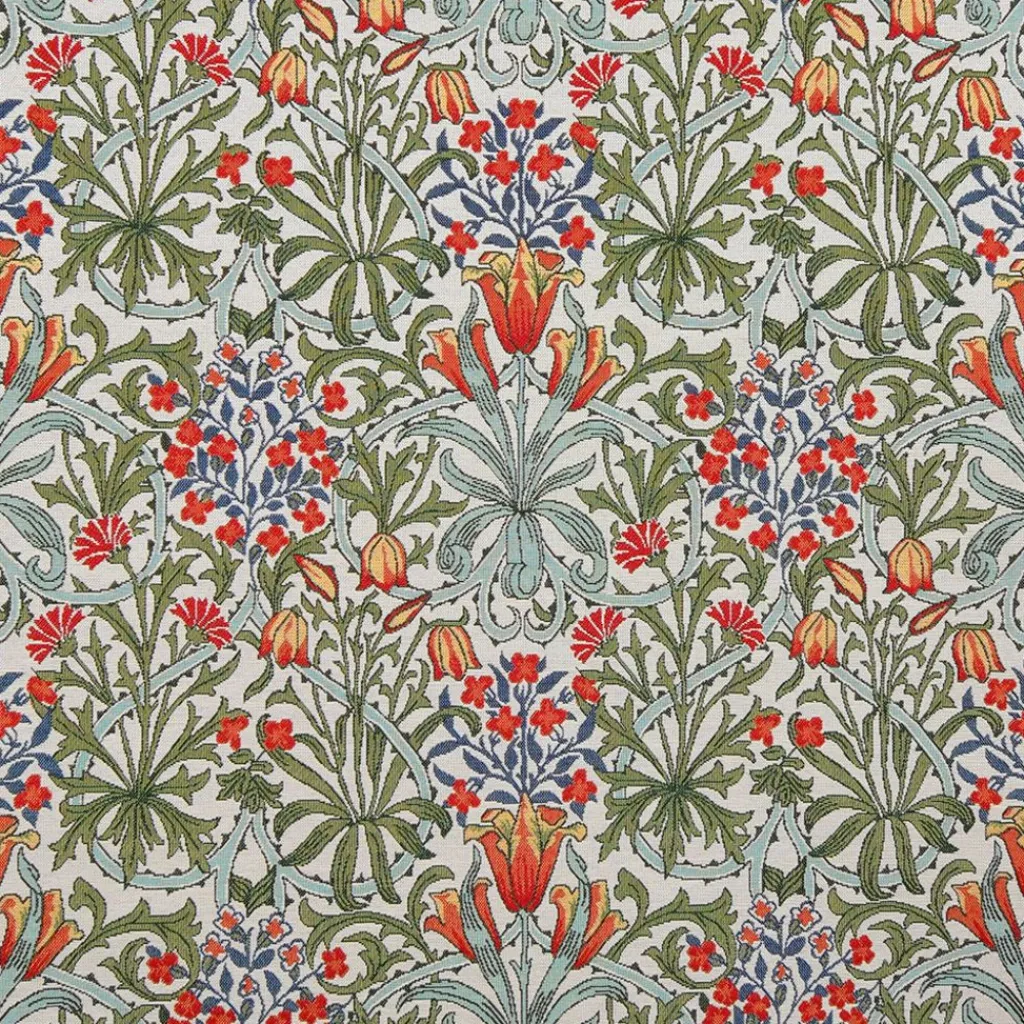 Blommiga Möbeltyger|Mönstrade Möbeltyger|Tulip art craft gobeläng