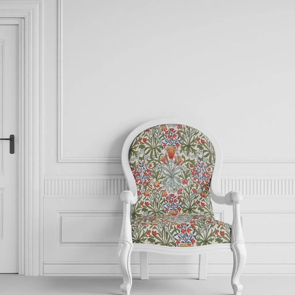 Blommiga Möbeltyger|Mönstrade Möbeltyger|Tulip art craft gobeläng