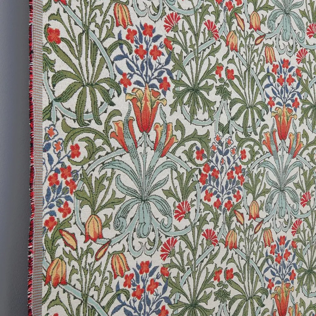 Blommiga Möbeltyger|Mönstrade Möbeltyger|Tulip art craft gobeläng