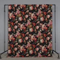 Arvidssons textil Mönstrade Möbeltyger|Turin svart jacquard - lyxigt möbeltyg