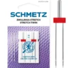 Schmetz Symaskinsnålar|Tvillingnål stretch 4,0mm 2-pack