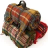 Tweedmill textiles Picknickfiltar|Tweedmill Picknickfilt i Ull - Thistleberry/Wine med Vattentät Baksida, 145 x 183 cm