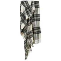 Tweedmill textiles Ullplädar|Ullpläd Tweedmill - Prestige Grey Dress Stewart, 100% Ull, 140 x 190 cm