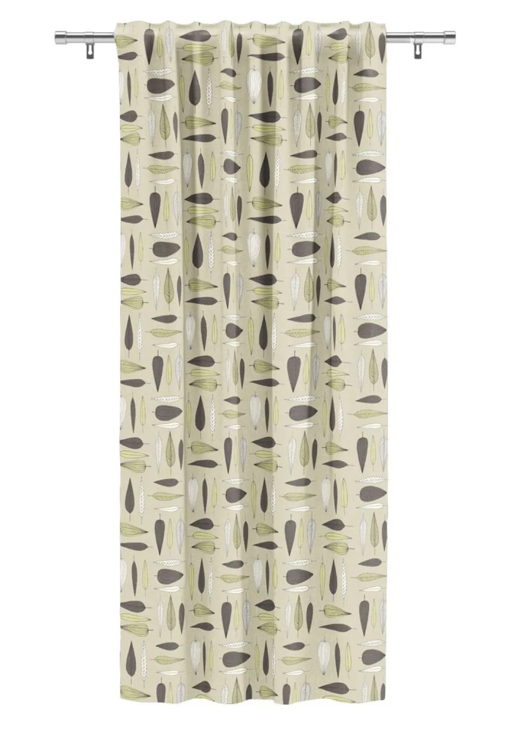 Arvidssons textil Gardiner Mönstrade|Under trädet beige gardiner