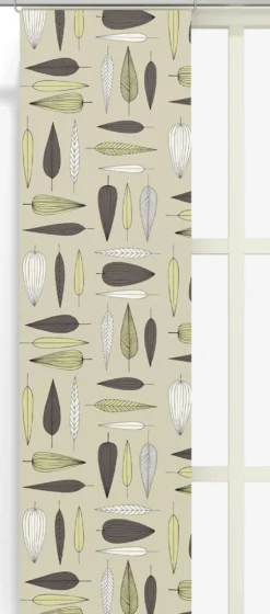 Arvidssons textil Panelgardiner|Under trädet beige panelgardiner