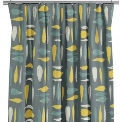Arvidssons textil Gardiner Mönstrade|Under trädet turkos gardiner