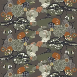 Arvidssons textil Gardintyger Mönstrade|Arvidssons Textil|Universum grön tyg