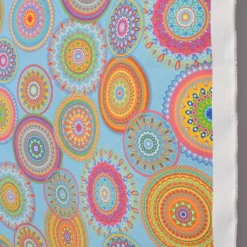 Dynväv|Uteväv Mandala festival tyg till utemöbler