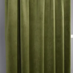 Nordisk Textil Gardintyger Enfärgade|Sammetstyger|Velvet grön enfärgat sammetstyg