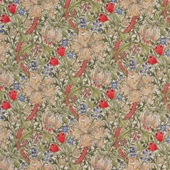 Blommiga Möbeltyger|Mönstrade Möbeltyger|Verdelis beige-multi gobeläng