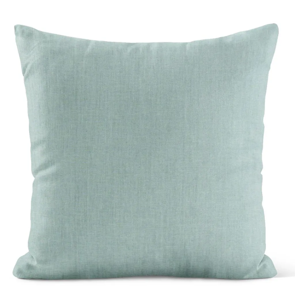 Nordisk Textil Enfärgade Kuddfodral|Verone Linne Aqua kuddfodral